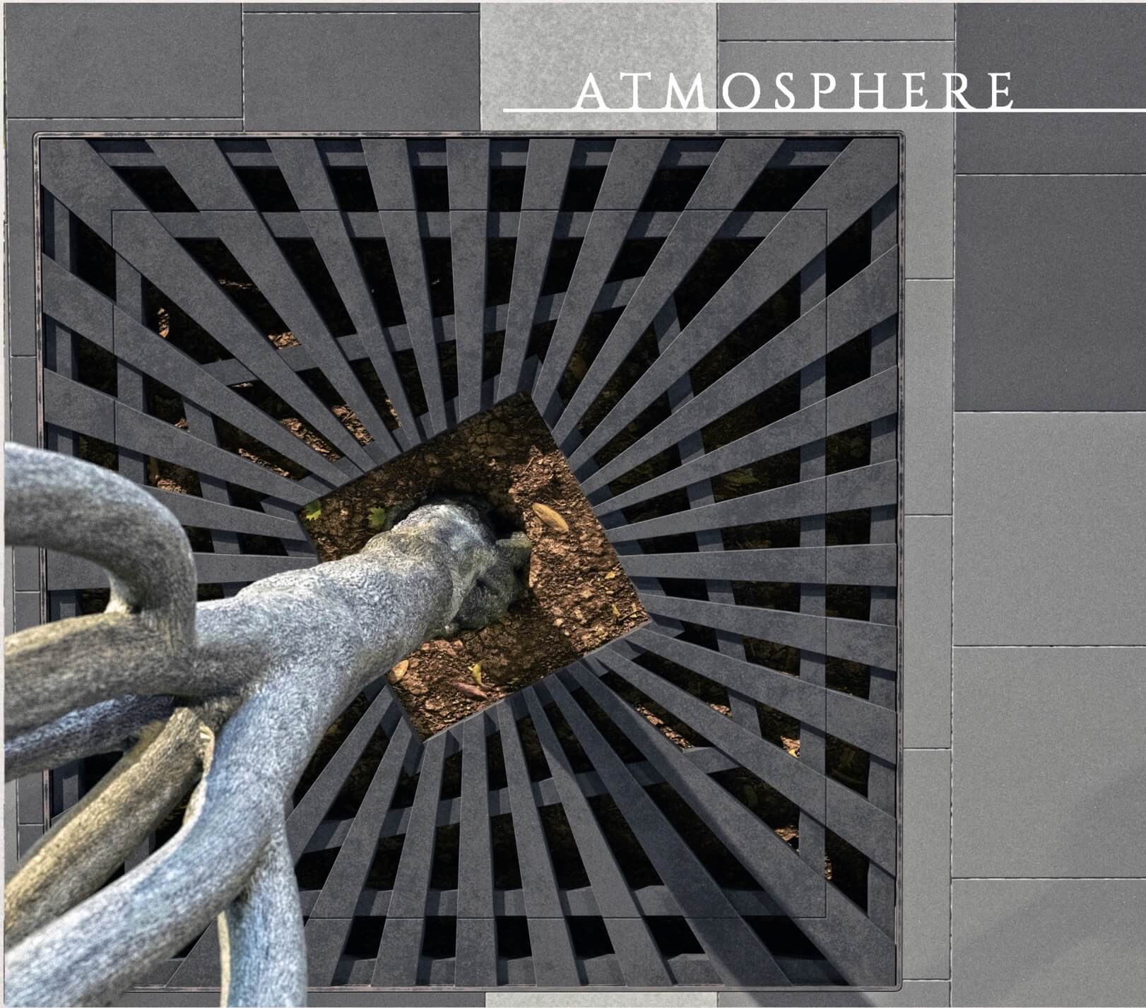 Приствольная решетка для дерева ZKING ATMOSPHERE 1.2х1.2м Черная в Назрани фото