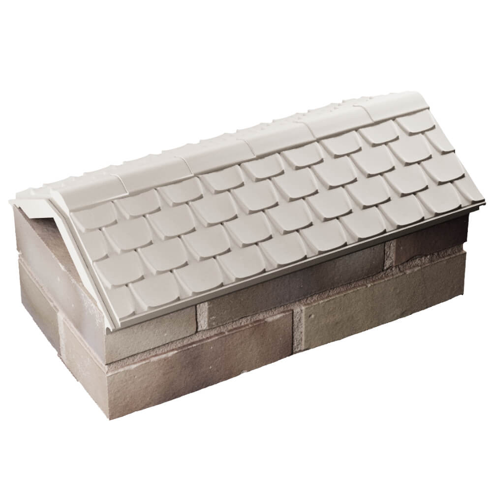 Парапет Zking Эльбрус Бежевый с посадкой на 1 кирпич (255мм) в Назрани фото