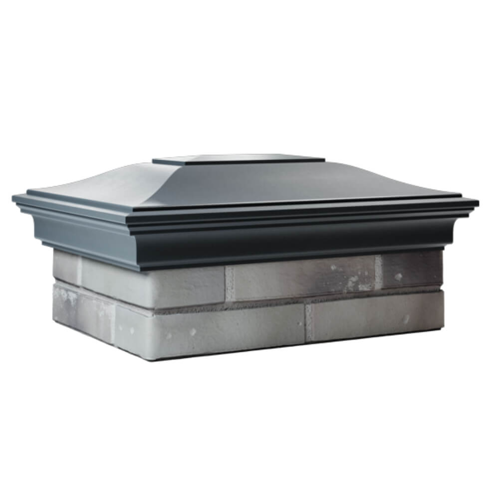 Колпак Zking Монблан Серый на столб 2х1.5 кирпича (515х385мм) в Назрани фото