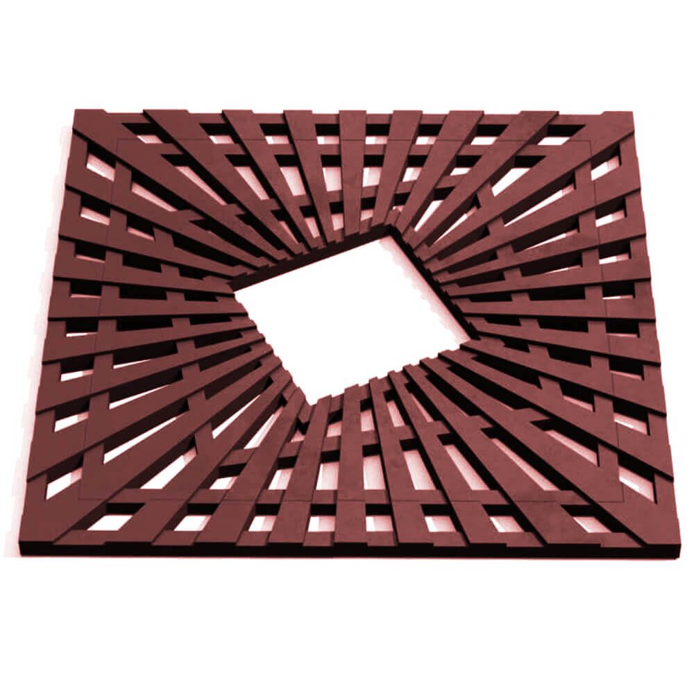 Приствольная решетка для дерева ZKING ATMOSPHERE 1.2х1.2м Коричневая Назрань фото