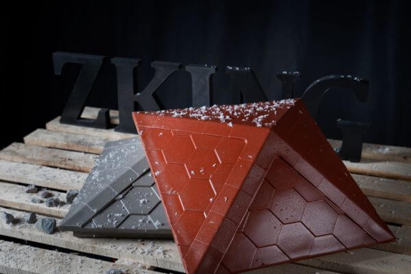 Колпак Zking Эверест Красный на столб 1.5х1.5 кирпича (390х390мм) в Назрани фото