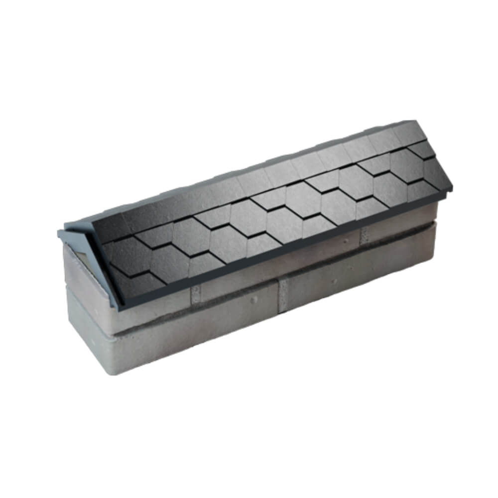 Парапет Zking Эверест Черный с посадкой на 0.5 кирпича (130мм) в Назрани фото