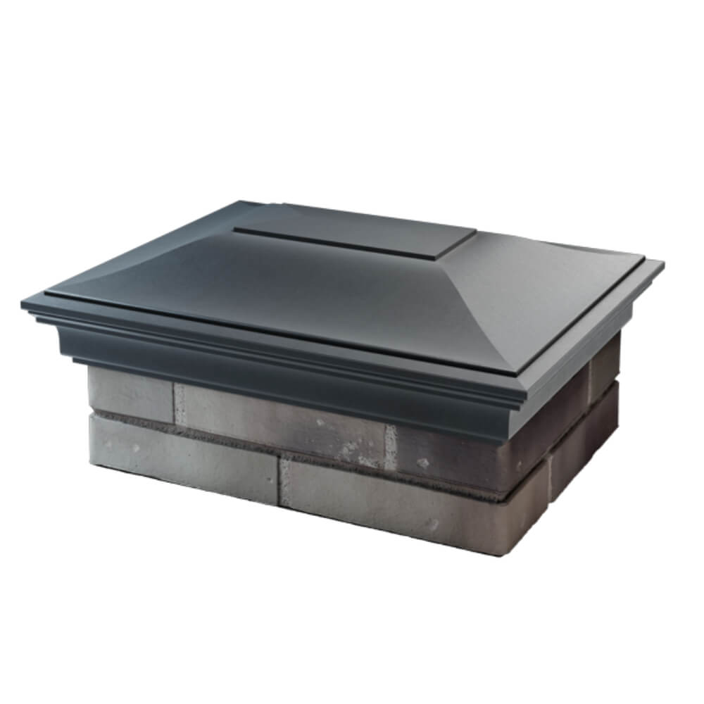 Колпак Zking Монблан Серый на столб 2х1.5 кирпича (515х385мм) в Назрани фото