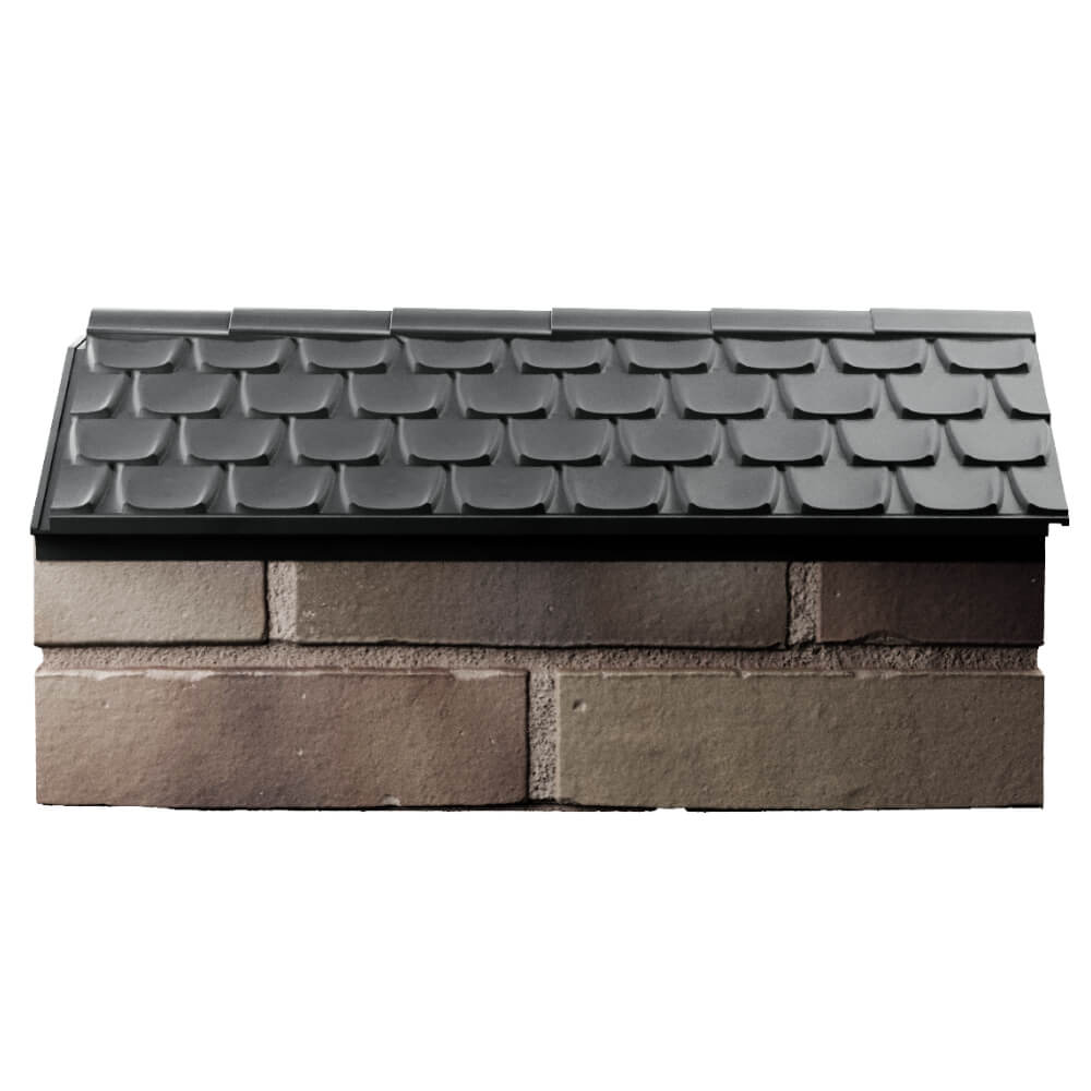 Парапет Zking Эльбрус Серый с посадкой на 1 кирпич (255мм) в Назрани фото