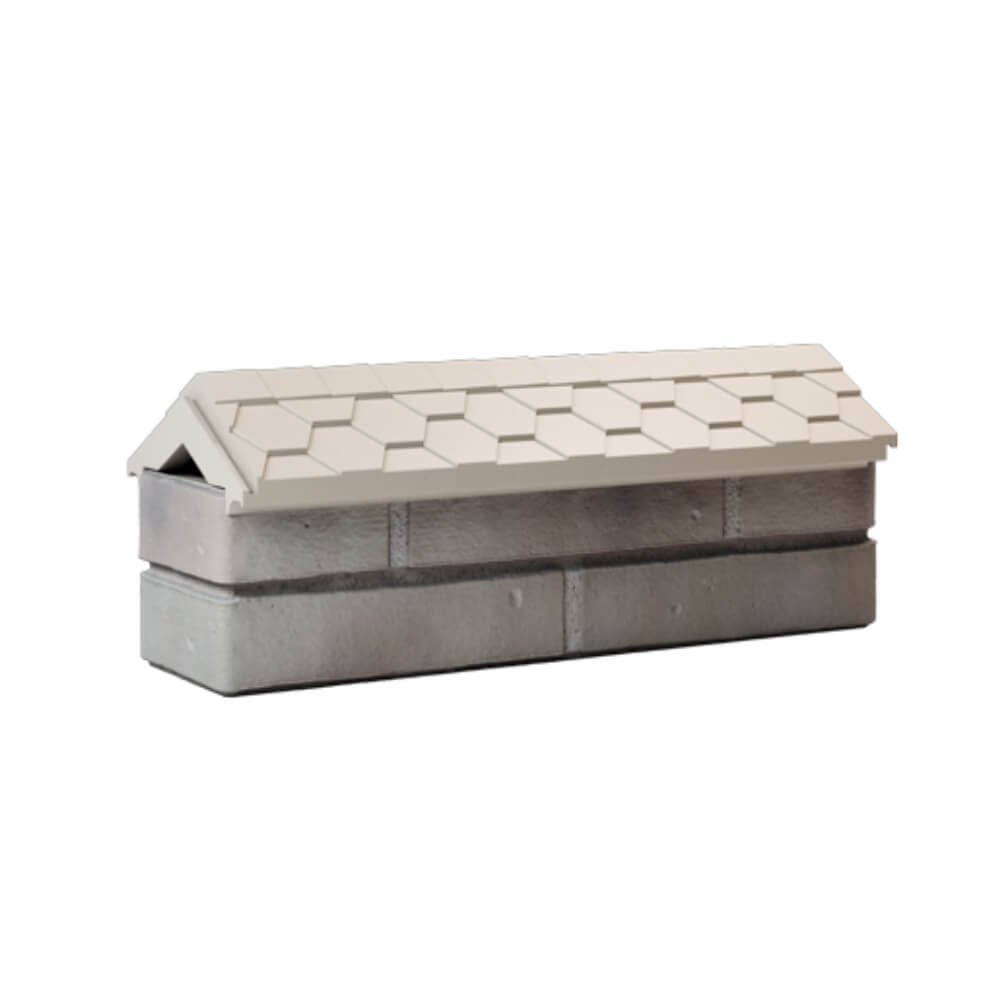 Парапет Zking Эверест Бежевый с посадкой на 0.5 кирпича (130мм) Назрань фото