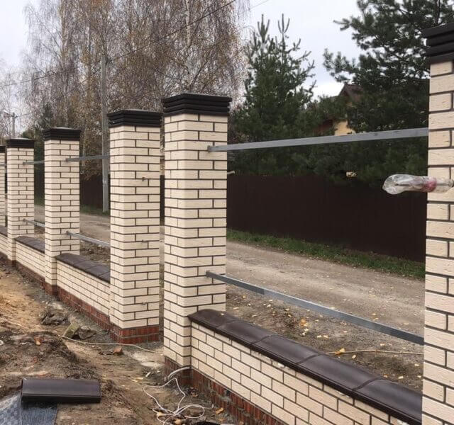 Колпак Zking Бона ХайТек Коричневый на столб 1.5х1.5 кирпича (385х385мм) в Назрани фото