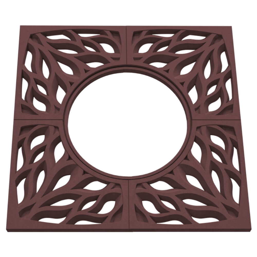 Приствольная решетка для дерева ZKING CRUST 1.2х1.2м Коричневая в Назрани фото