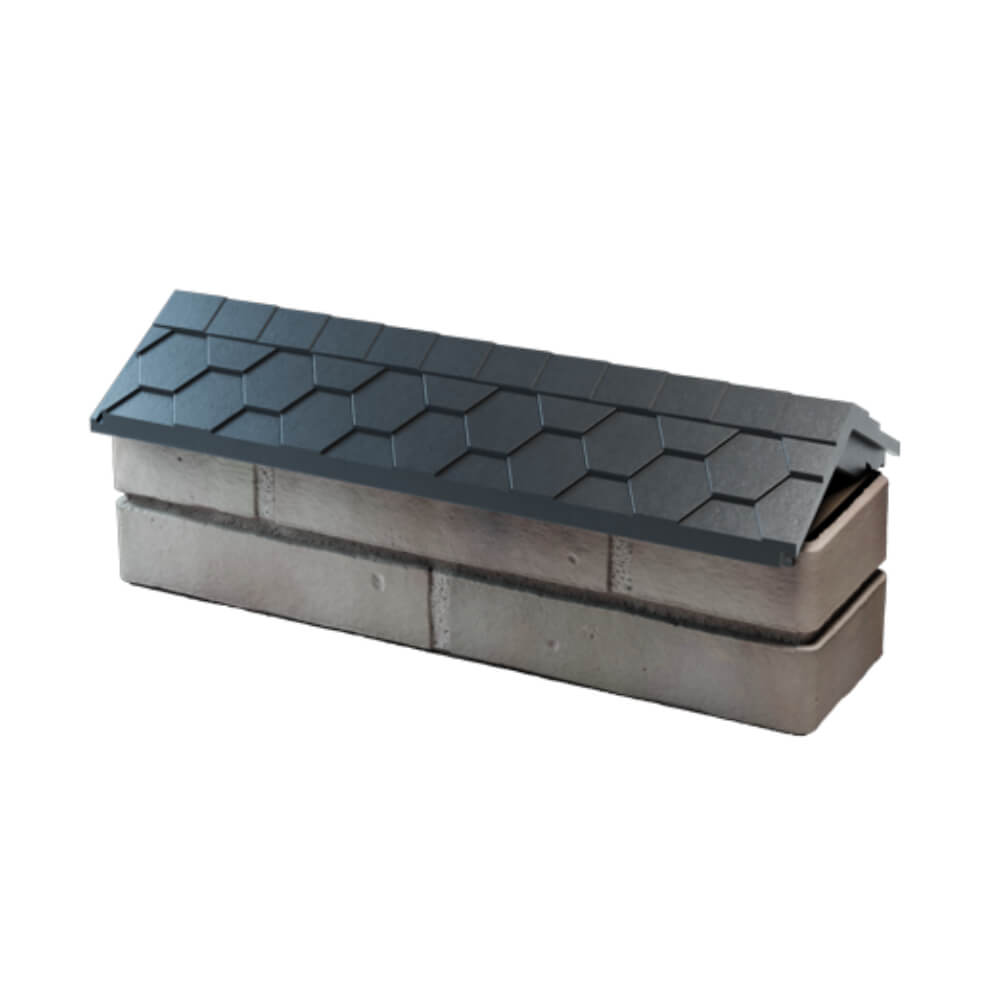 Парапет Zking Эверест Серый с посадкой на 0.5 кирпича (130мм) в Назрани фото