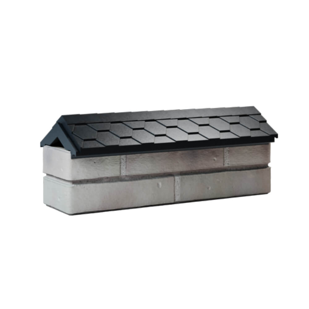 Парапет Zking Эверест Черный с посадкой на 0.5 кирпича (130мм) Назрань фото