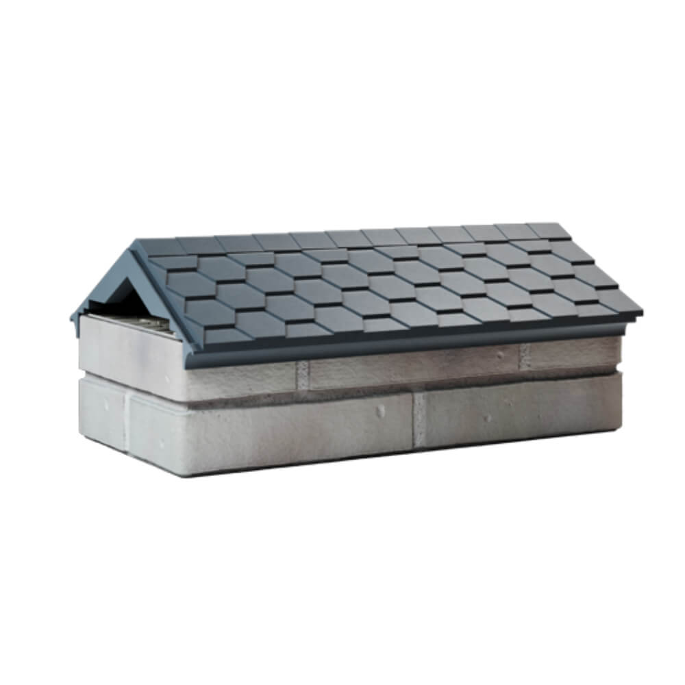 Парапет Zking Эверест Серый с посадкой на 1 кирпич (200/225/255мм) Назрань фото