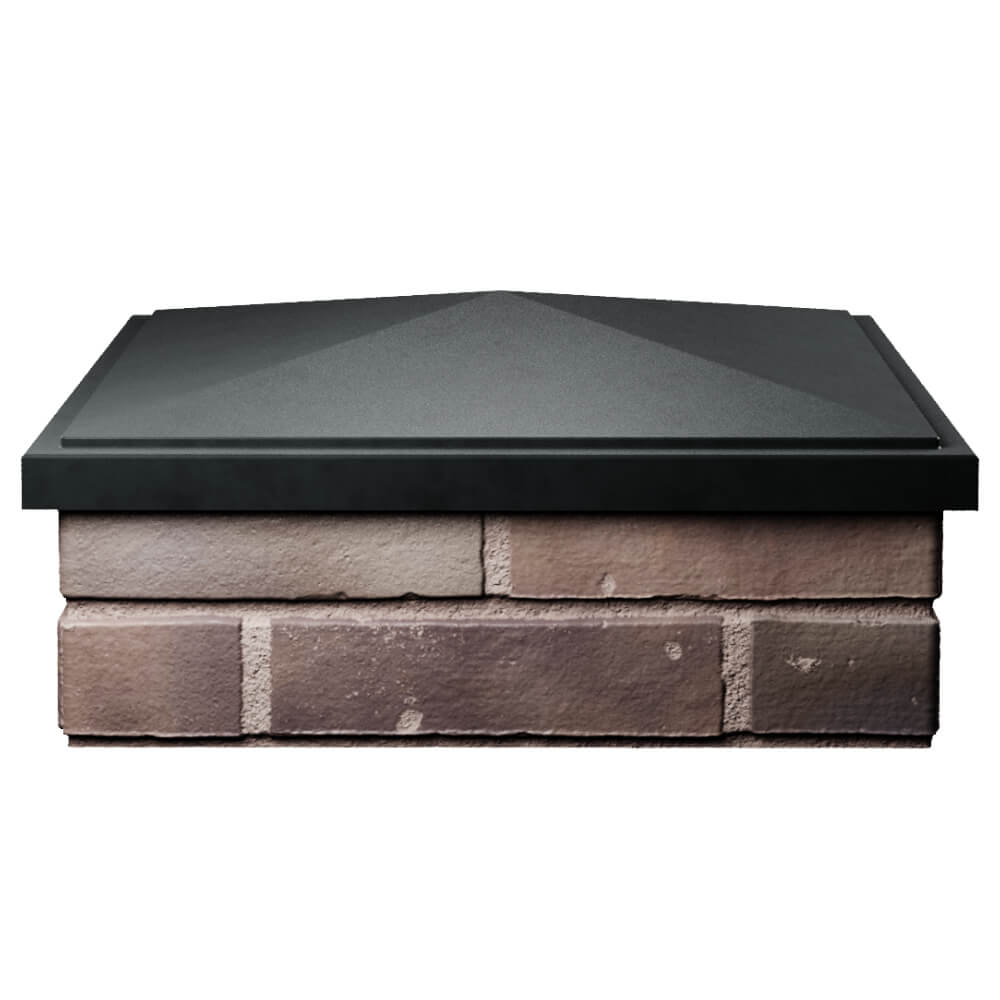 Колпак Zking БонаМоно Черный на столб 2х2 кирпича (515х515, 530х530мм) Назрань фото