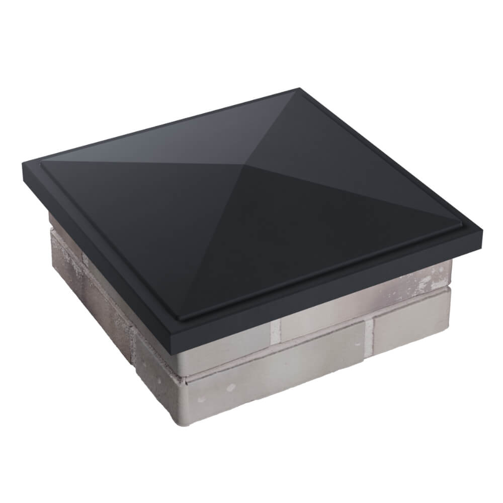 Колпак Zking БонаМоно Серый на столб 1.5х1.5 кирпича (385х385, 400х400мм) в Назрани фото