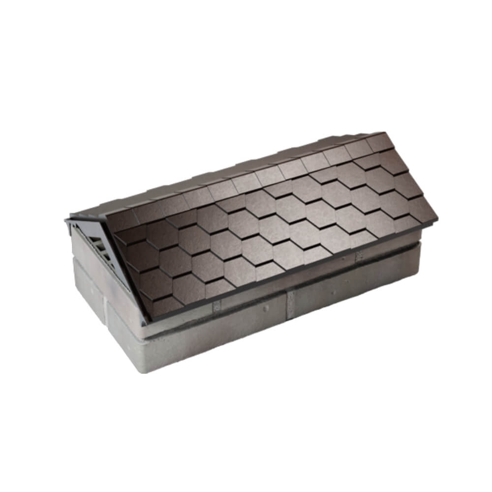 Парапет Zking Эверест Коричневый с посадкой на 1 кирпич (200/225/255мм) в Назрани фото