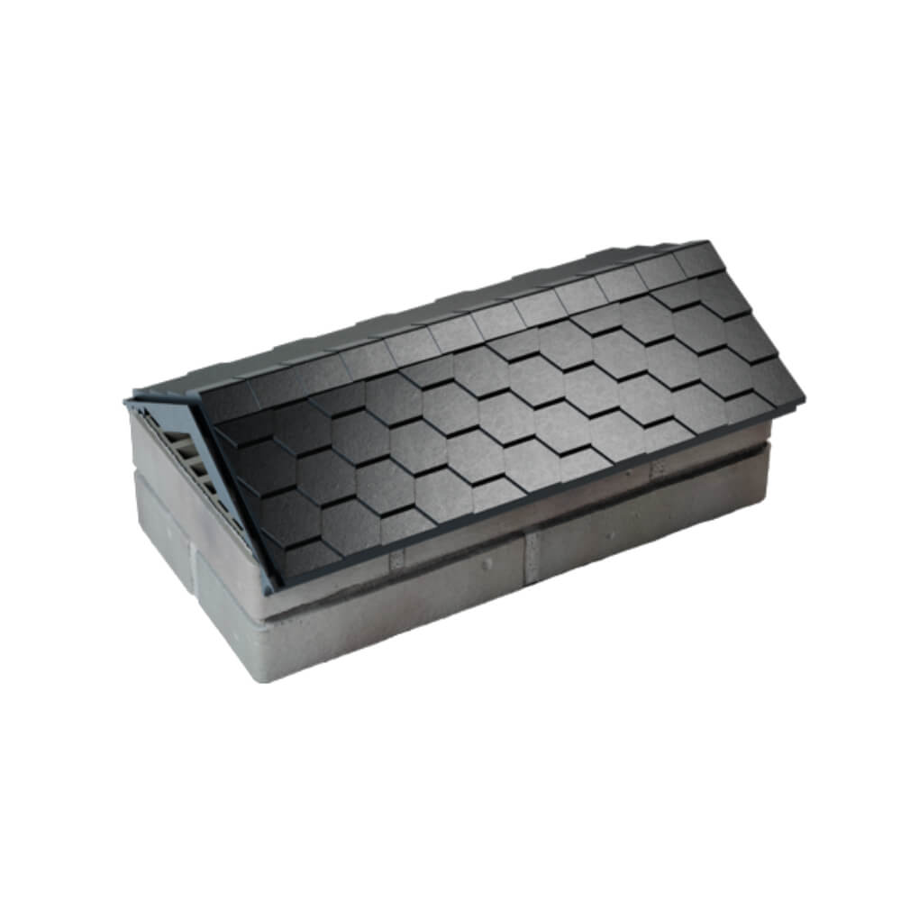 Парапет Zking Эверест Черный с посадкой на 1 кирпич (200/225/255мм) в Назрани фото