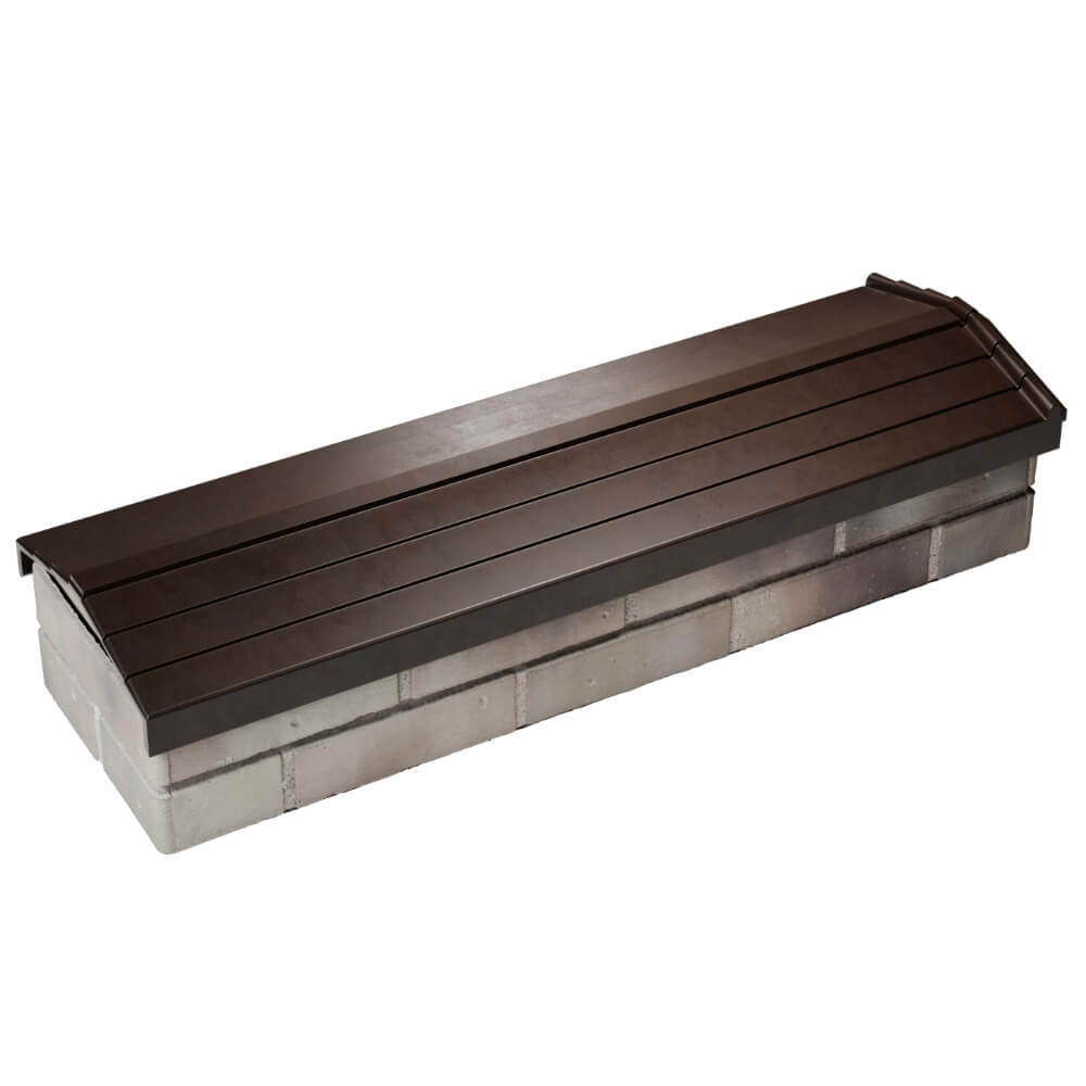 Парапет Zking Бона ХайТек Коричневый посадка на 0.5 кирпича (130мм) в Назрани фото