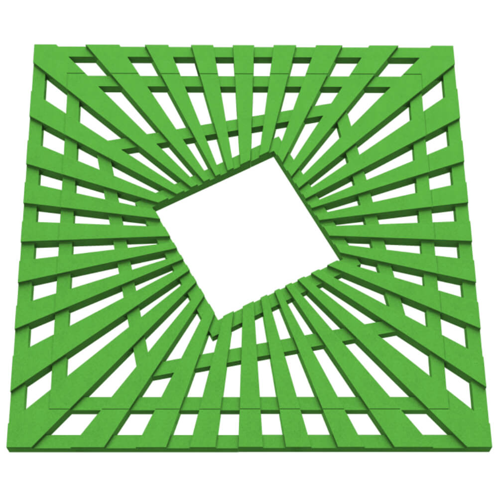 Приствольная решетка для дерева ZKING ATMOSPHERE 1.2х1.2м Зеленая в Назрани фото