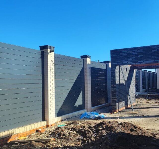 Колпак Zking Бона ХайТек Серый на столб 1.5х1.5 кирпича (385х385мм) в Назрани фото