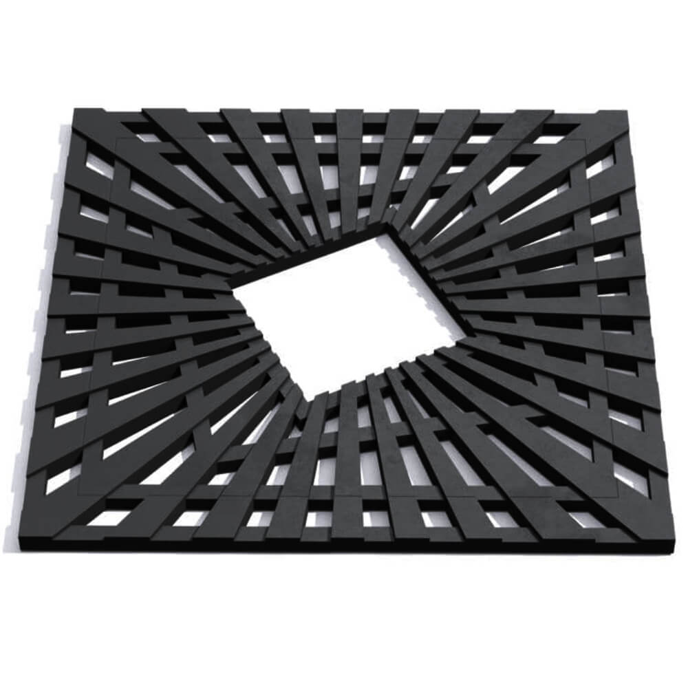 Приствольная решетка для дерева ZKING ATMOSPHERE 1.2х1.2м Черная Назрань фото