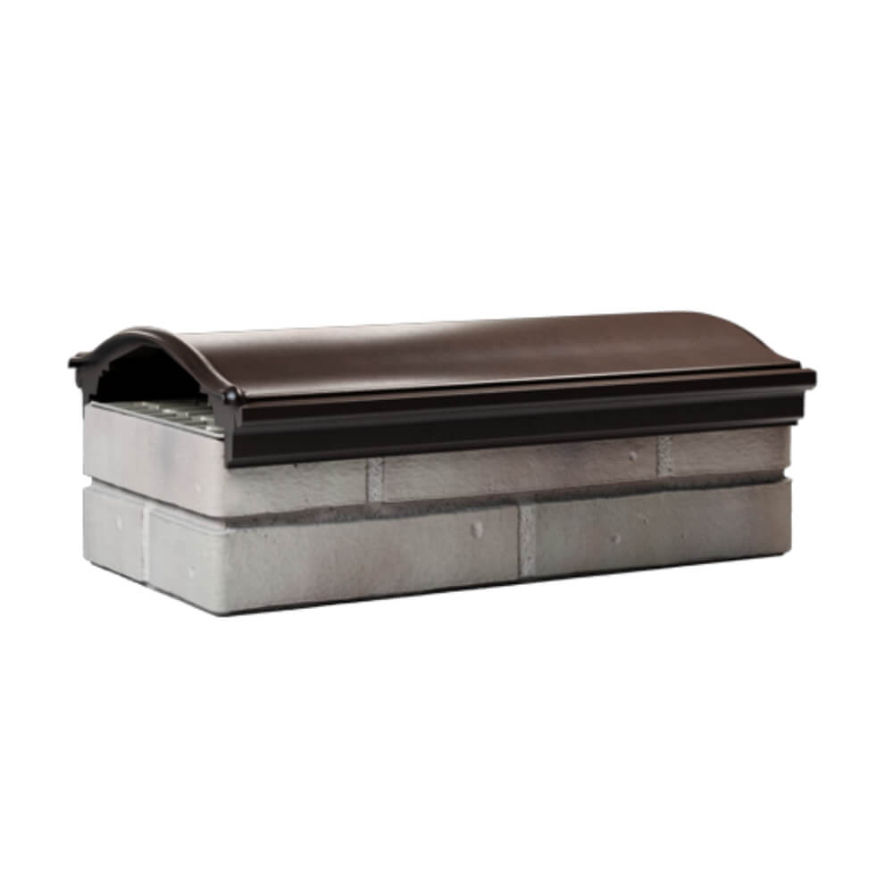 Парапет Zking Монблан Коричневый посадка на 1 кирпич (200/225/255мм) Назрань фото