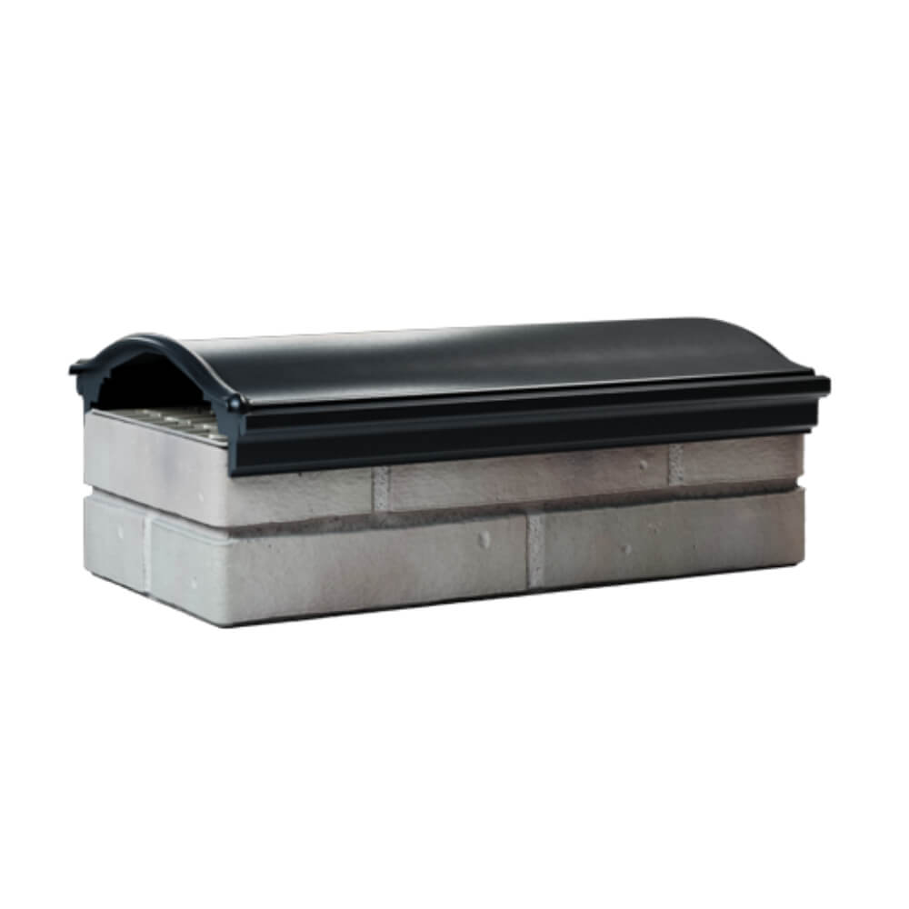 Парапет Zking Монблан Черный посадка на 1 кирпич (200/225/255мм) Назрань фото