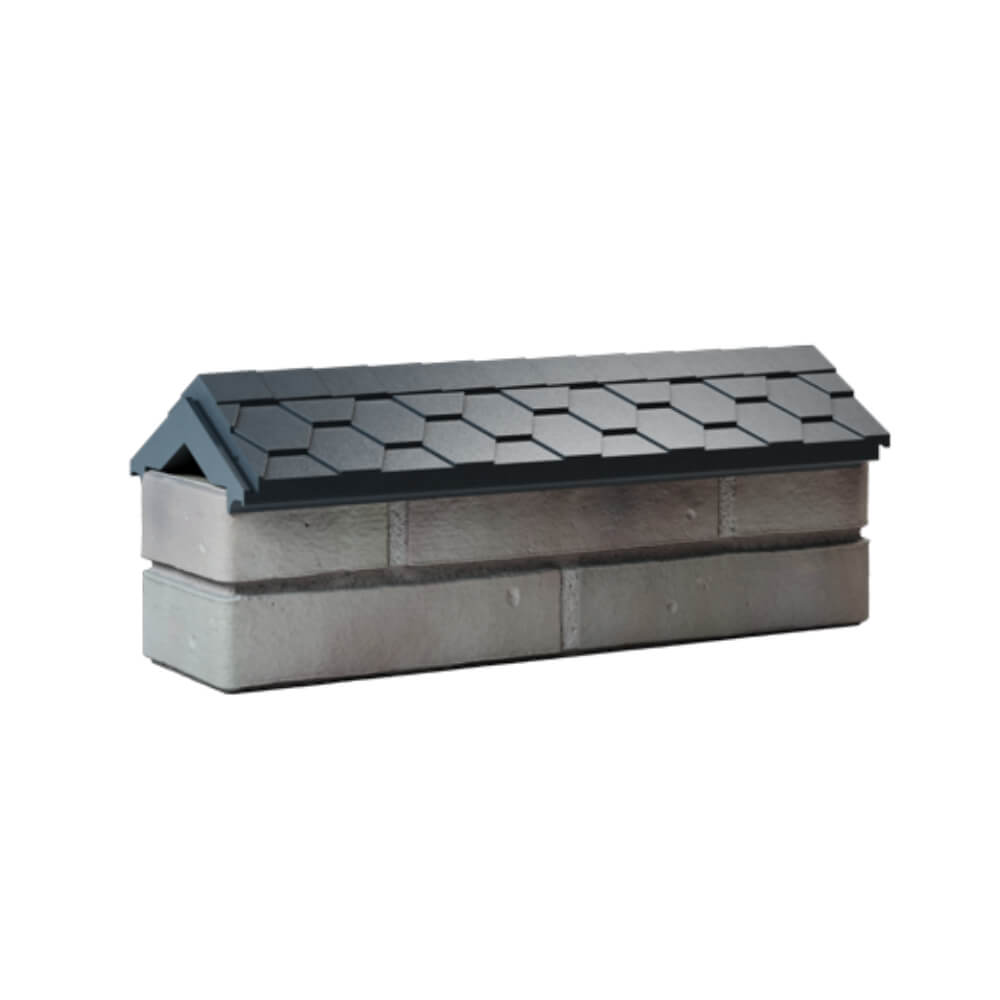 Парапет Zking Эверест Серый с посадкой на 0.5 кирпича (130мм) Назрань фото