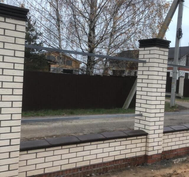 Колпак Zking Бона ХайТек Коричневый на столб 1.5х1.5 кирпича (385х385мм) в Назрани фото