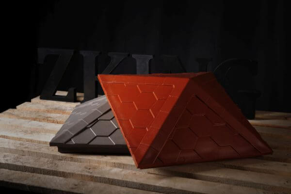 Колпак Zking Эверест Красный на столб 1.5х1.5 кирпича (390х390мм) в Назрани фото