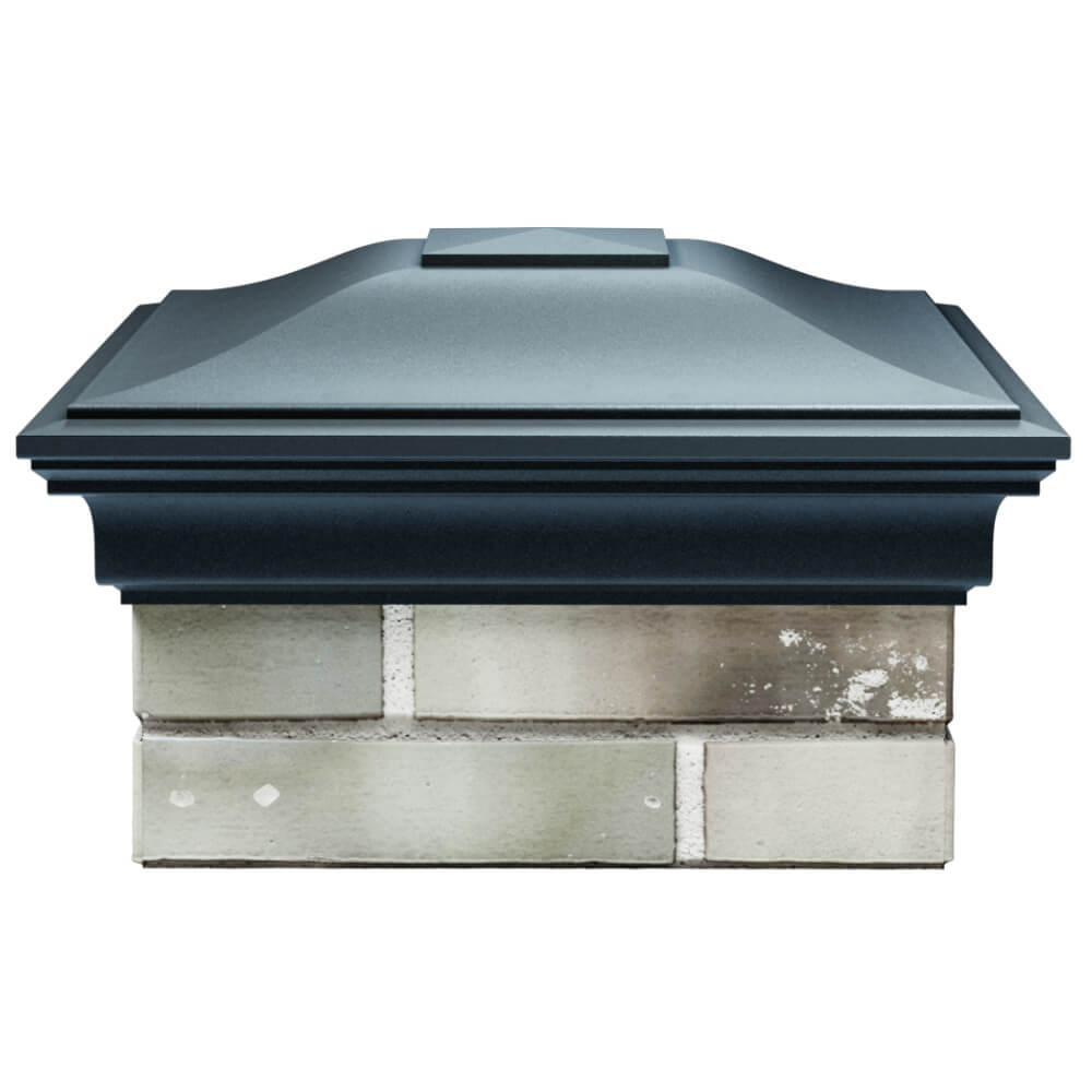 Колпак Zking Монблан Серый на столб 1.5х1.5 кирпича (385х385мм) Назрань фото