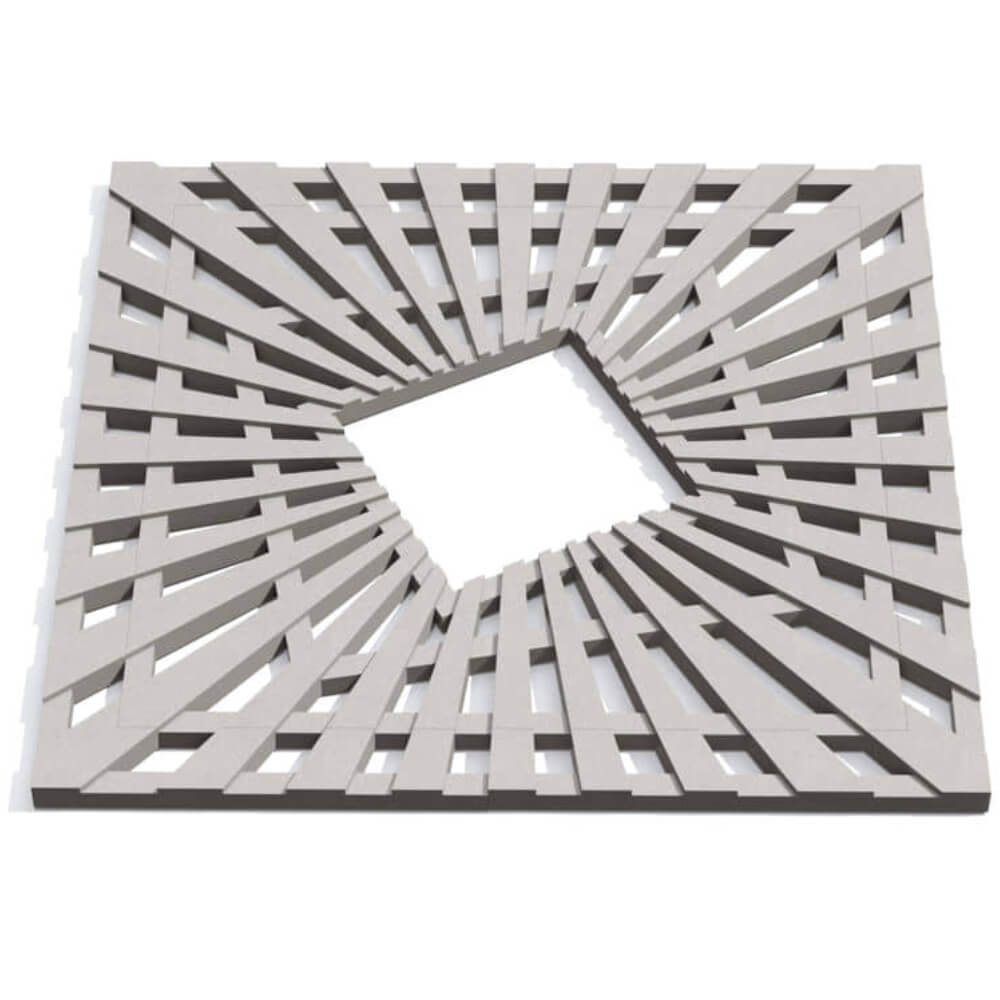 Приствольная решетка для дерева ZKING ATMOSPHERE 1.2х1.2м Бежевая Назрань фото