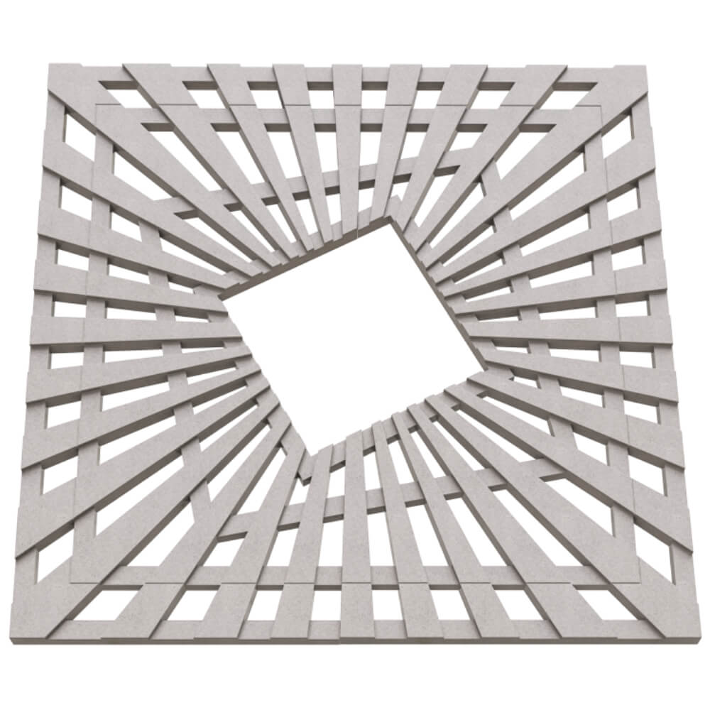 Приствольная решетка для дерева ZKING ATMOSPHERE 1.2х1.2м Бежевая в Назрани фото