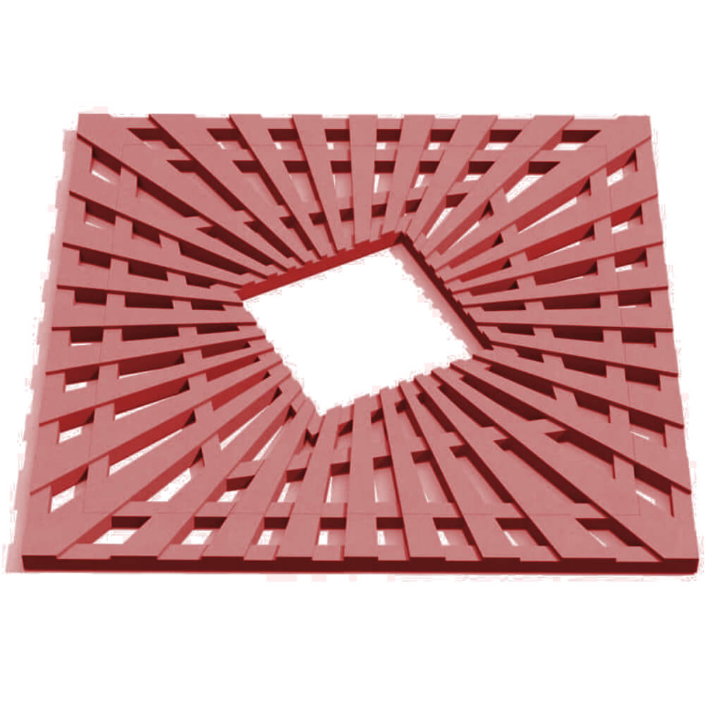 Приствольная решетка для дерева ZKING ATMOSPHERE 1.2х1.2м Красная Назрань фото