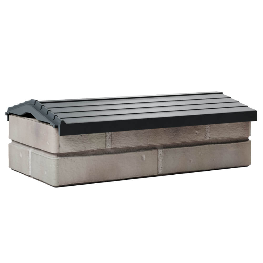 Парапет Zking Бона ХайТек Серый с посадкой на 1 кирпич (200/225/255мм) Назрань фото