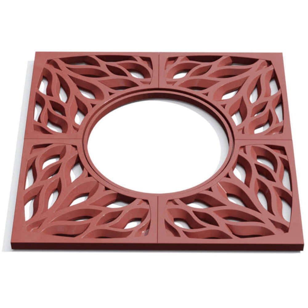 Приствольная решетка для дерева ZKING CRUST 1.2х1.2м Красная Назрань фото