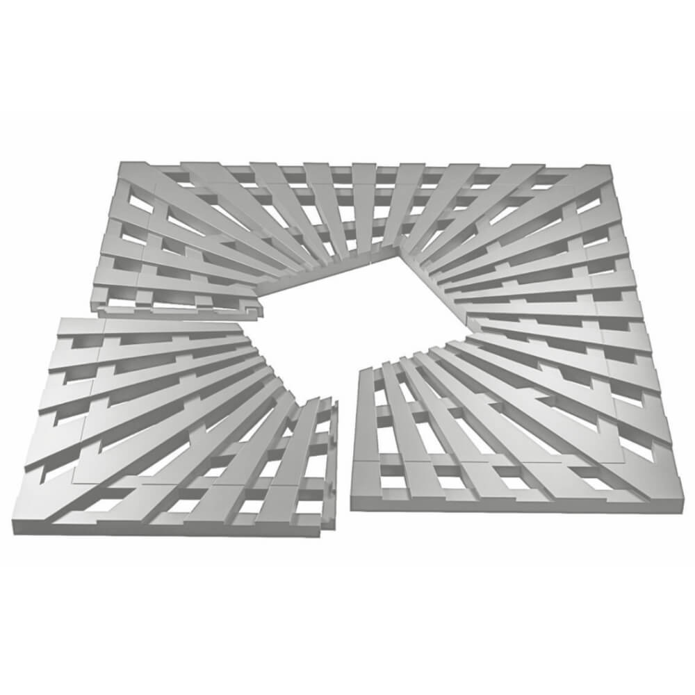 Приствольная решетка для дерева ZKING ATMOSPHERE 1.2х1.2м Бежевая в Назрани фото