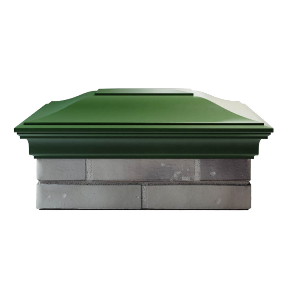 Колпак Zking Монблан Зеленый на столб 2х1.5 кирпича (515х385мм) в Назрани фото