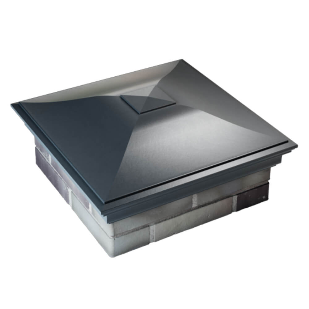 Колпак Zking Монблан Серый на столб 2х2 кирпича (515х515мм) Назрань фото