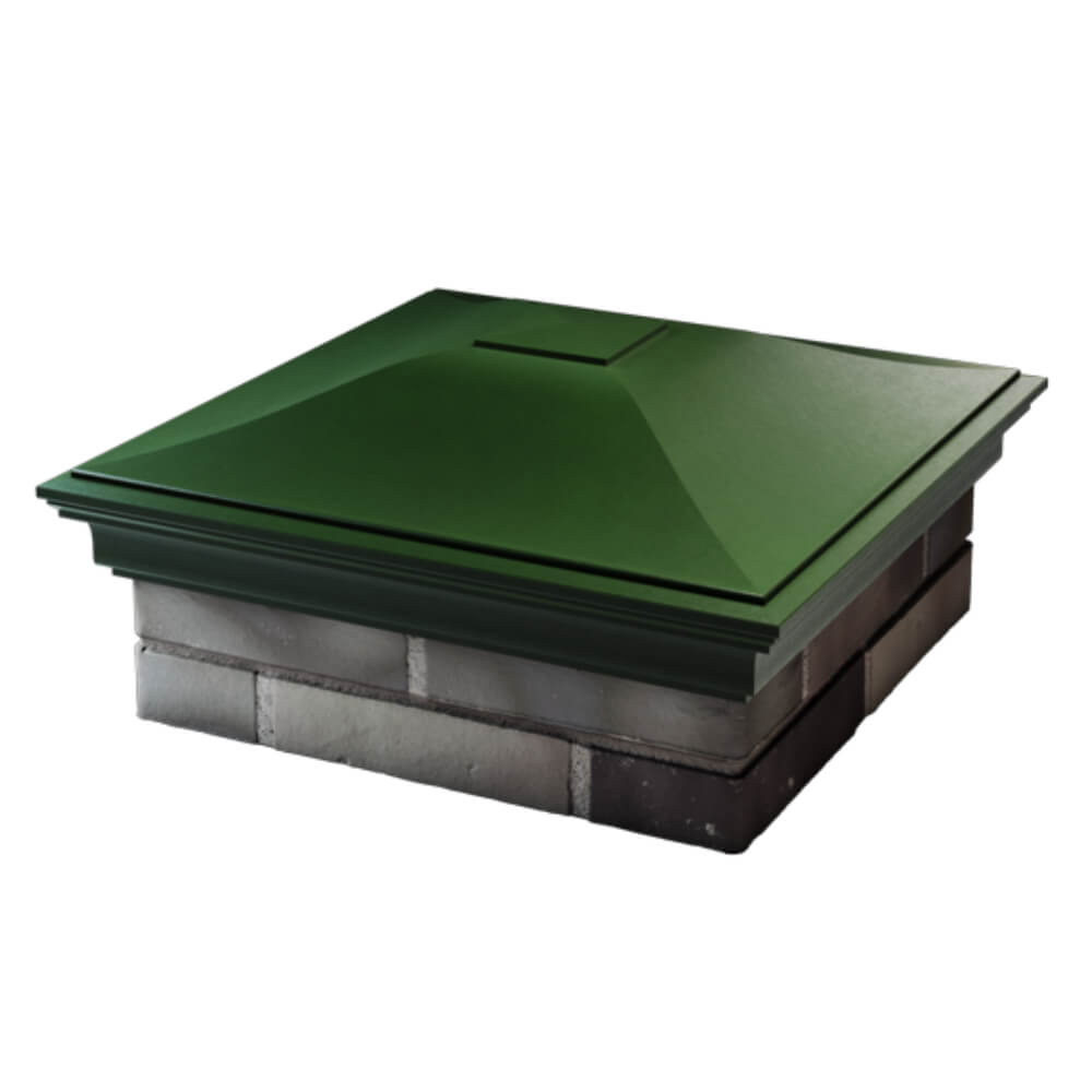 Колпак Zking Монблан Зеленый на столб 2х2 кирпича (515х515мм) в Назрани фото