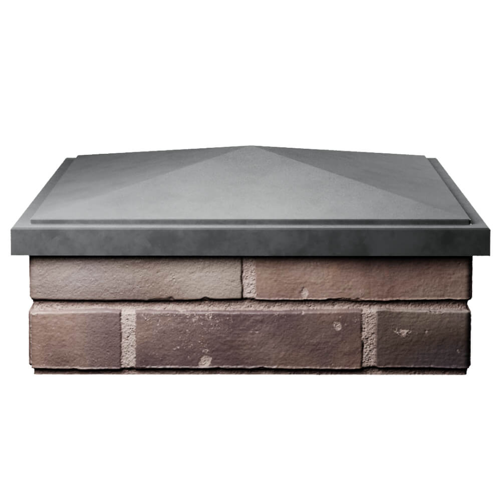 Колпак Zking БонаМоно Серый на столб 2х2 кирпича (515х515, 530х530мм) Назрань фото