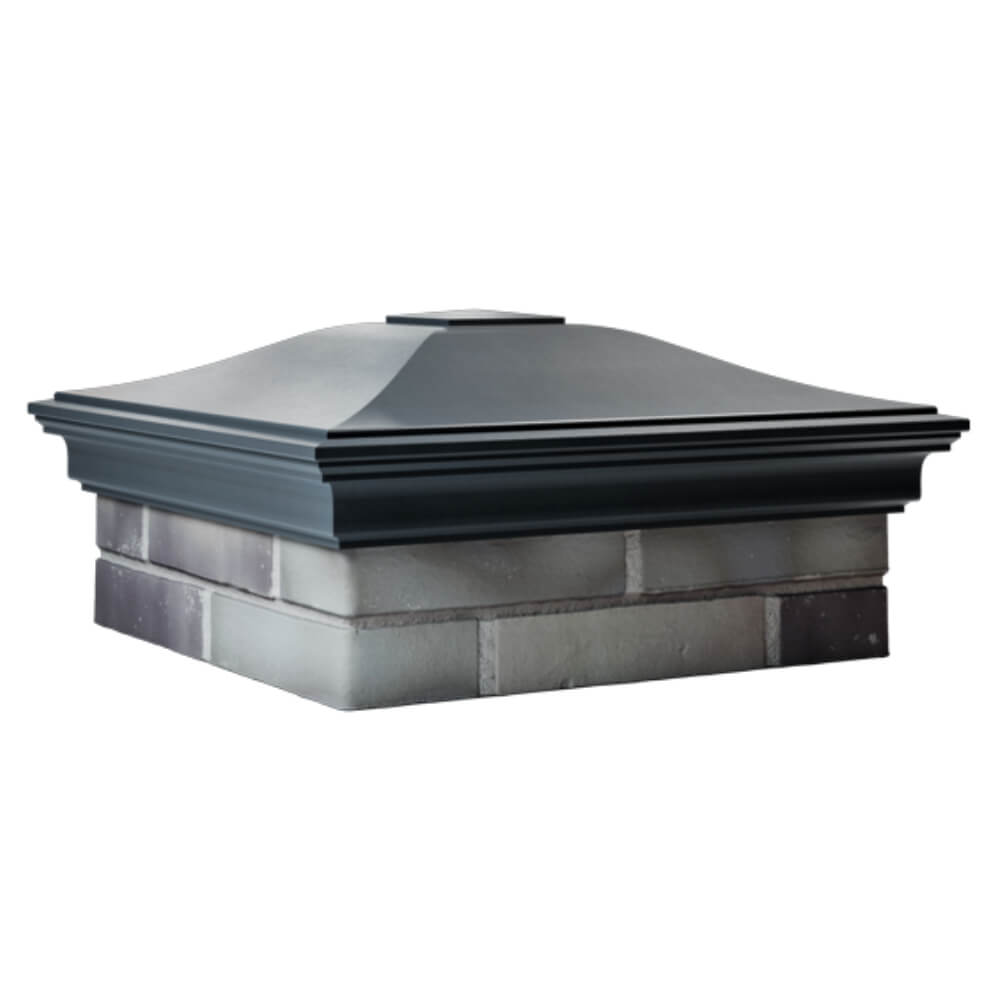 Колпак Zking Монблан Серый на столб 2х2 кирпича (515х515мм) в Назрани фото