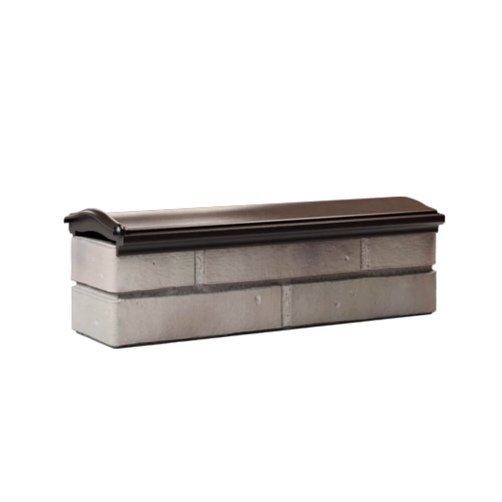 Парапет Zking Монблан Коричневый посадка на 0.5 кирпича (130мм) Назрань фото