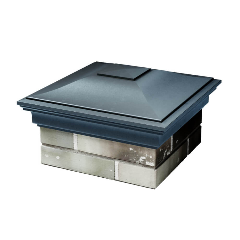 Колпак Zking Монблан Серый на столб 1.5х1.5 еврокирпича 0.7НФ (355х355мм) в Назрани фото