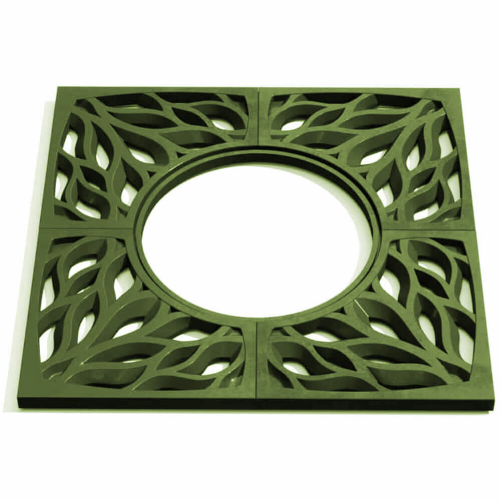 Приствольная решетка для дерева ZKING CRUST 1.2х1.2м Зеленая Назрань фото