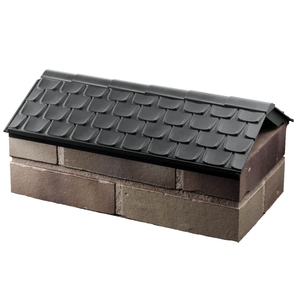 Парапет Zking Эльбрус Серый с посадкой на 1 кирпич (255мм) в Назрани фото