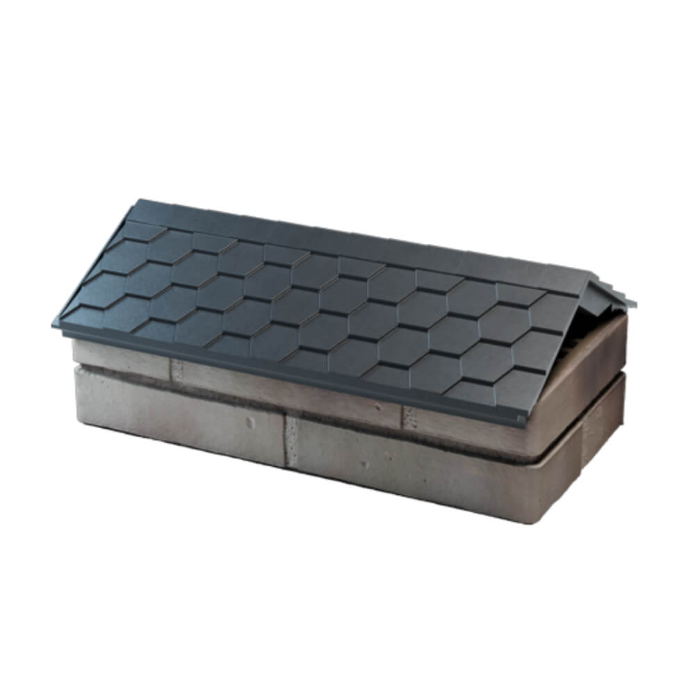 Парапет Zking Эверест Серый с посадкой на 1 кирпич (200/225/255мм) в Назрани фото