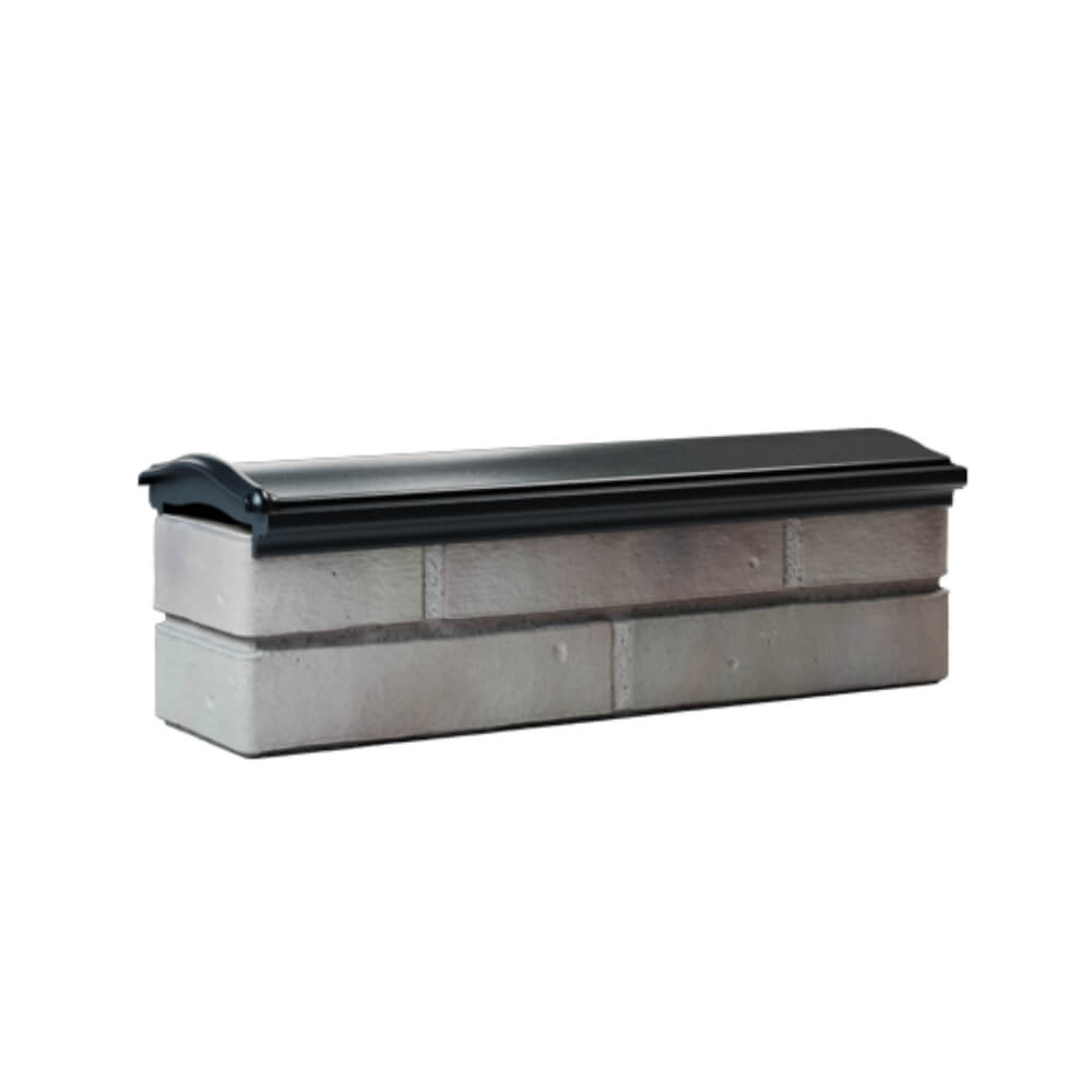 Парапет Zking Монблан Черный посадка на 0.5 кирпича (130мм) Назрань фото