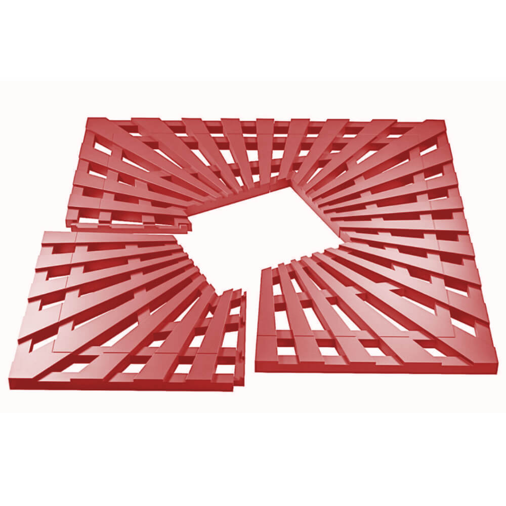 Приствольная решетка для дерева ZKING ATMOSPHERE 1.2х1.2м Красная в Назрани фото