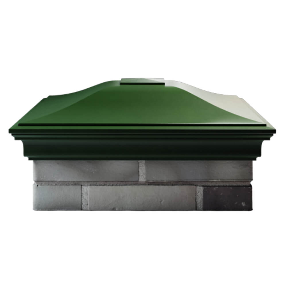 Колпак Zking Монблан Зеленый на столб 2х2 кирпича (515х515мм) в Назрани фото