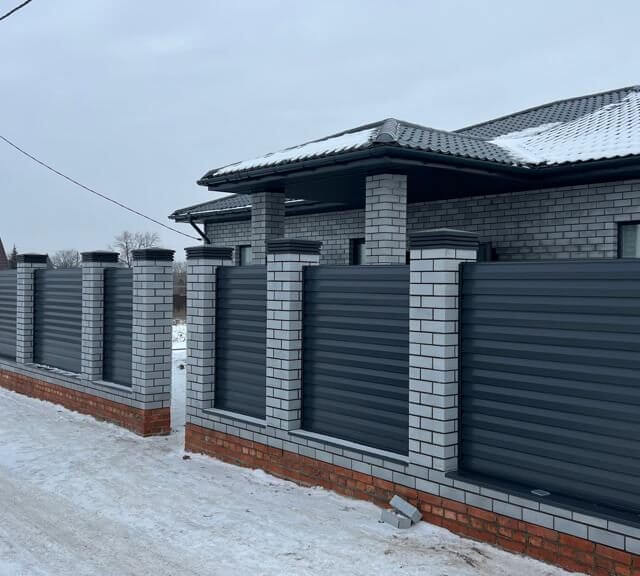 Колпак Zking Бона ХайТек Серый на столб 1.5х1.5 кирпича (385х385мм) в Назрани фото