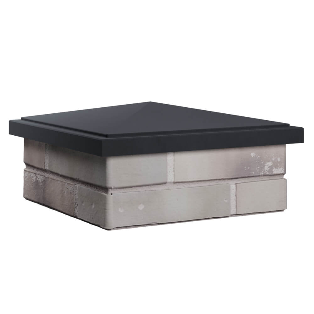 Колпак Zking БонаМоно Серый на столб 1.5х1.5 кирпича (385х385, 400х400мм) в Назрани фото