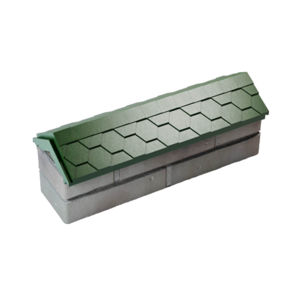 Парапет Zking Эверест Зеленый с посадкой на 0.5 кирпича (130мм) в Назрани фото